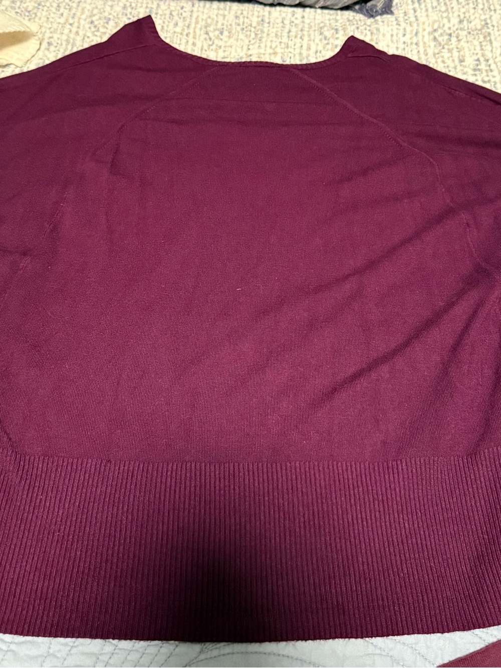 Lane Bryant Plum Crewneck Sweater